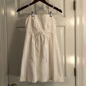 Lilly Pulitzer White Eyelet Dress Size 4
